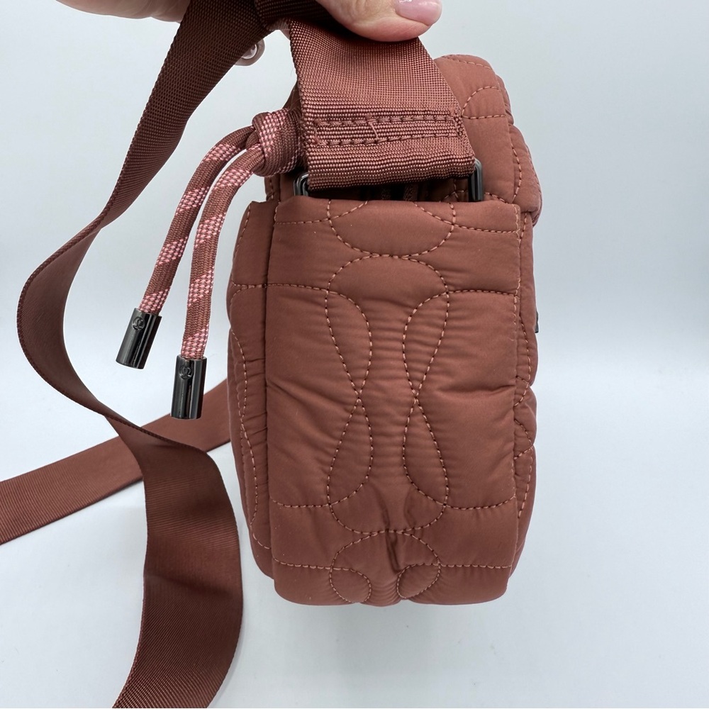 Lululemon Quilted Embrace 4L Crossbody Bag Purse Ancient Copper - Picture 4 of 16